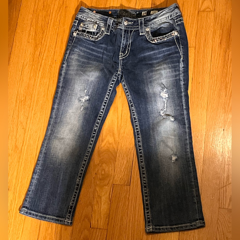 Miss Me Blue Ankle & Cropped Jeans